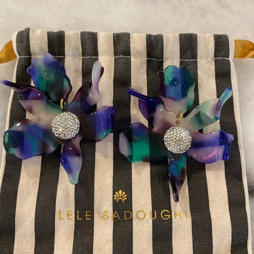 Lele Sadoughi multicolored Lily earring